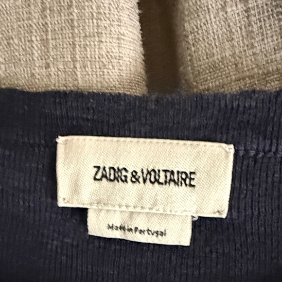 Zadig & Voltaire Navy Top M - Picture 2 of 2